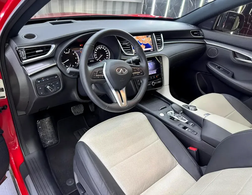 Infiniti QX55 LUXE |GCC | Low Mileage | Original Paint | 5 years Warranty and service contract - Image 10