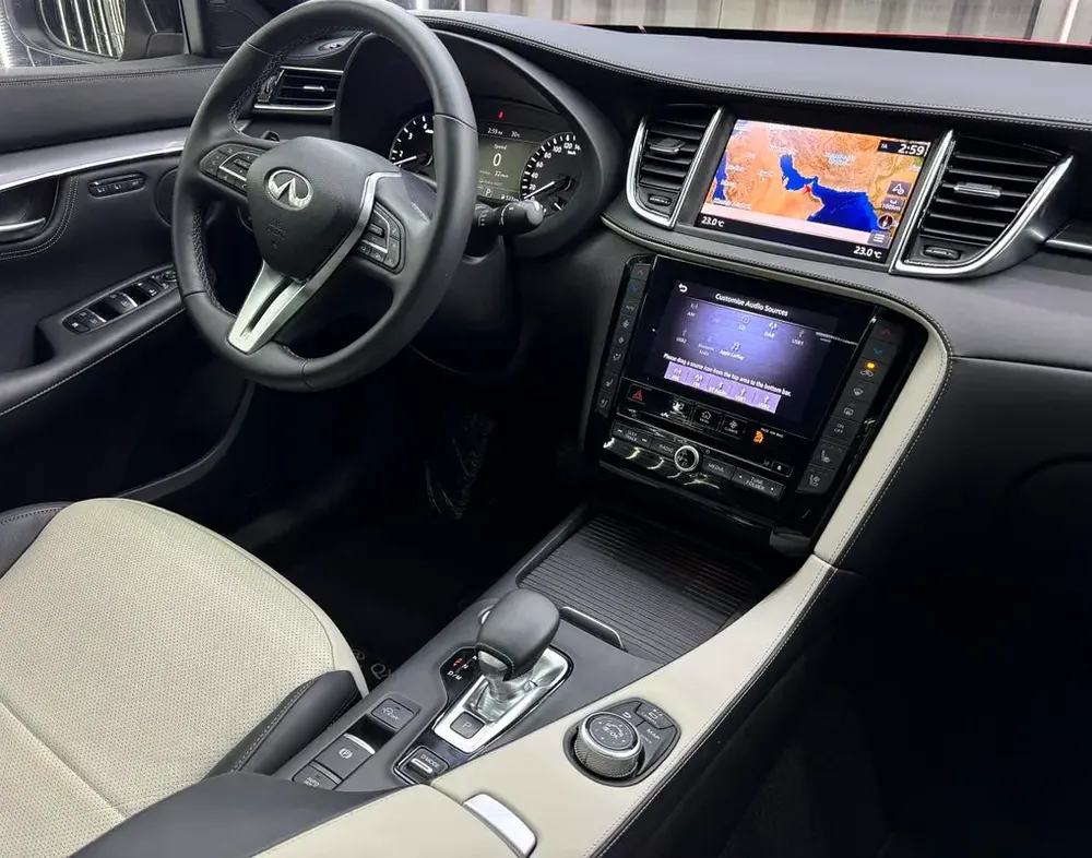 Infiniti QX55 LUXE |GCC | Low Mileage | Original Paint | 5 years Warranty and service contract - Image 14