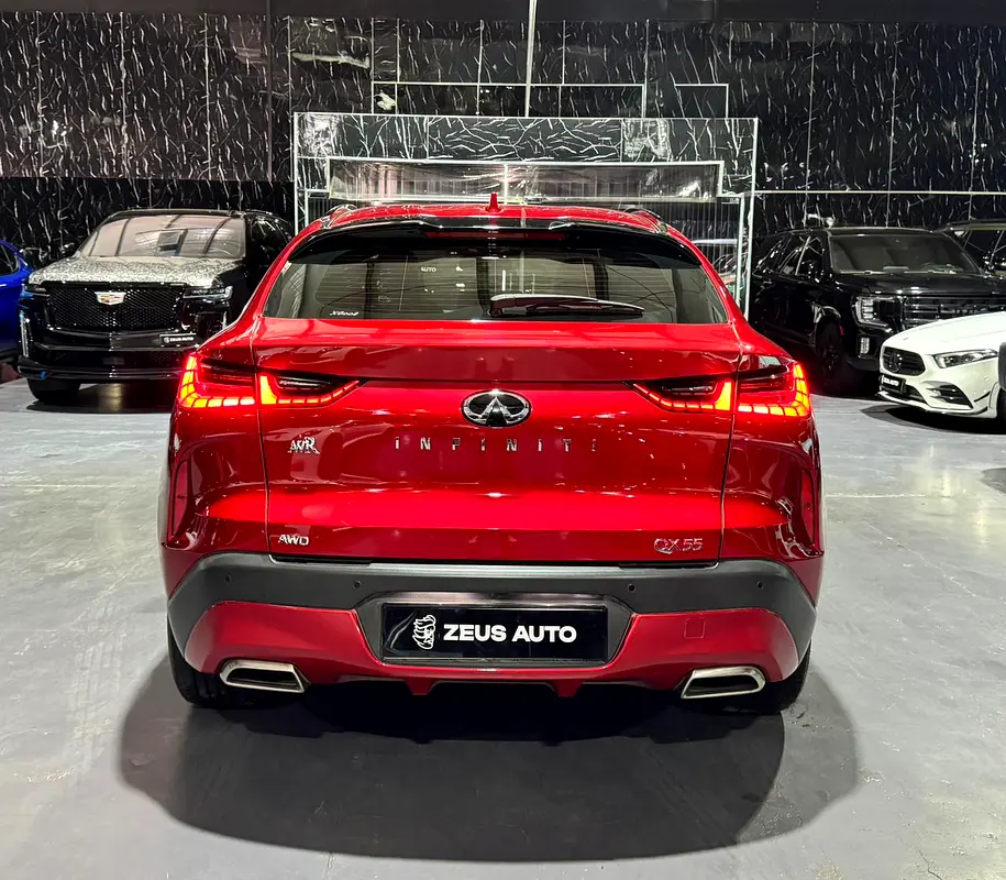 Infiniti QX55 LUXE |GCC | Low Mileage | Original Paint | 5 years Warranty and service contract - Image 8