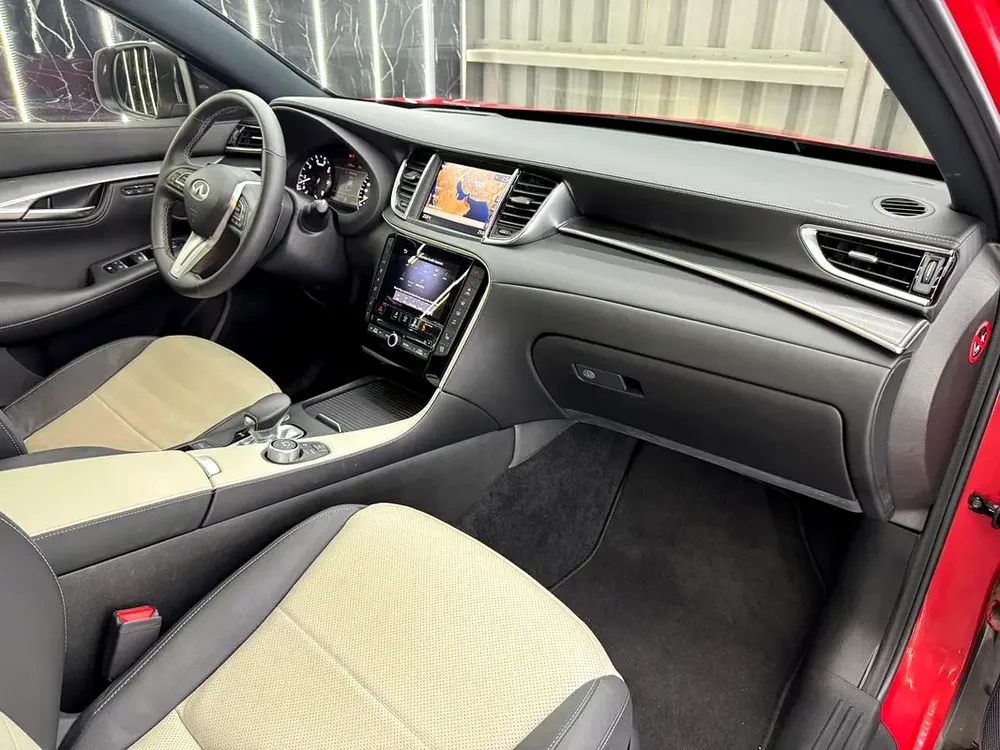 Infiniti QX55 LUXE |GCC | Low Mileage | Original Paint | 5 years Warranty and service contract - Image 9