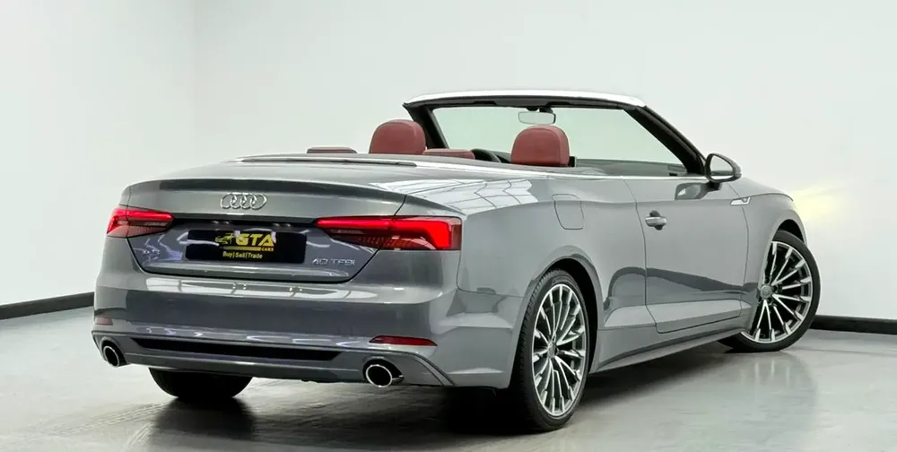 2018 Audi A5 40 TFSI Cabriolet, 2027 AAA Warranty, Full Audi Service History, Fully Loaded, GCC - Image 4