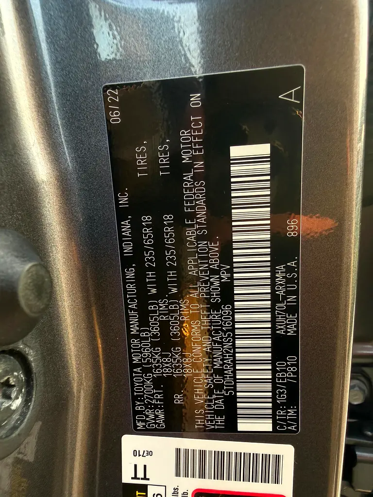 2022 Toyota Highlander XLE hybrid - Image 20