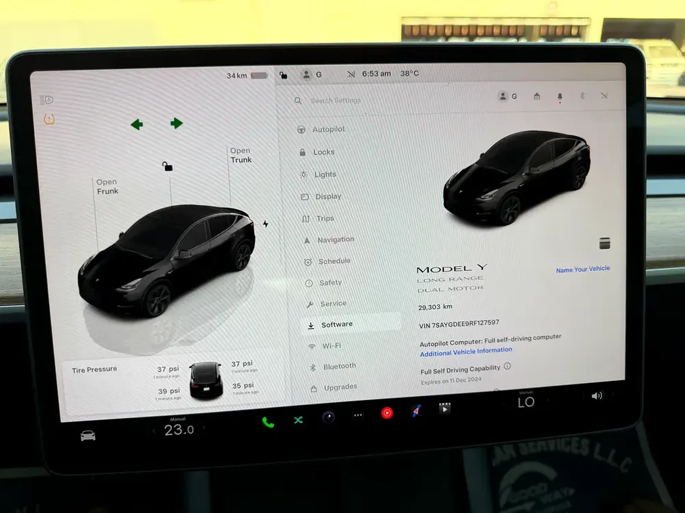 2024 TESLA Y DUAL MOTOR AUTO PILOT LONG RANGE 360 CAMERAS CANADA SPEC - Image 14