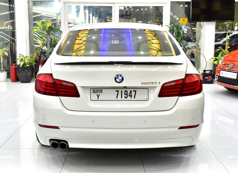 EXCELLENT DEAL for our BMW 520i ( 2012 Model ) in White Color GCC Specs - Image 5