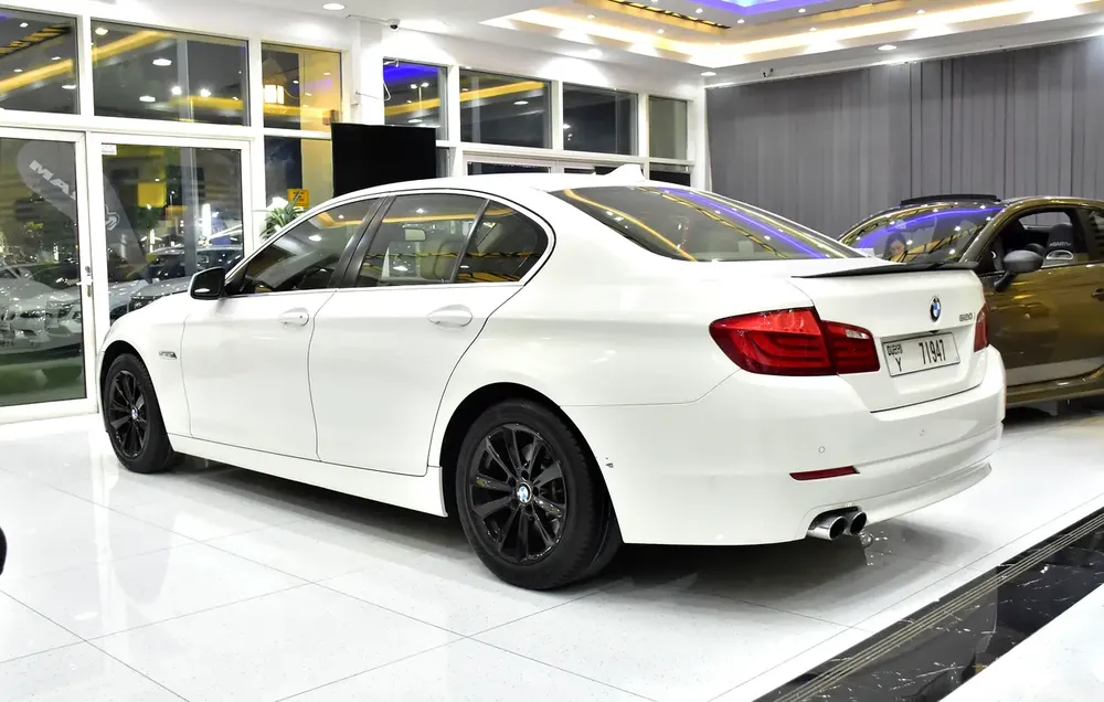 EXCELLENT DEAL for our BMW 520i ( 2012 Model ) in White Color GCC Specs - Image 7