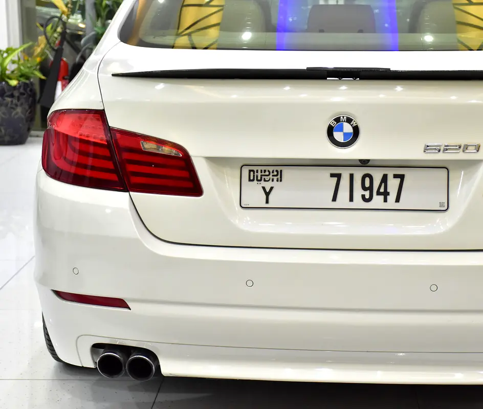 EXCELLENT DEAL for our BMW 520i ( 2012 Model ) in White Color GCC Specs - Image 8