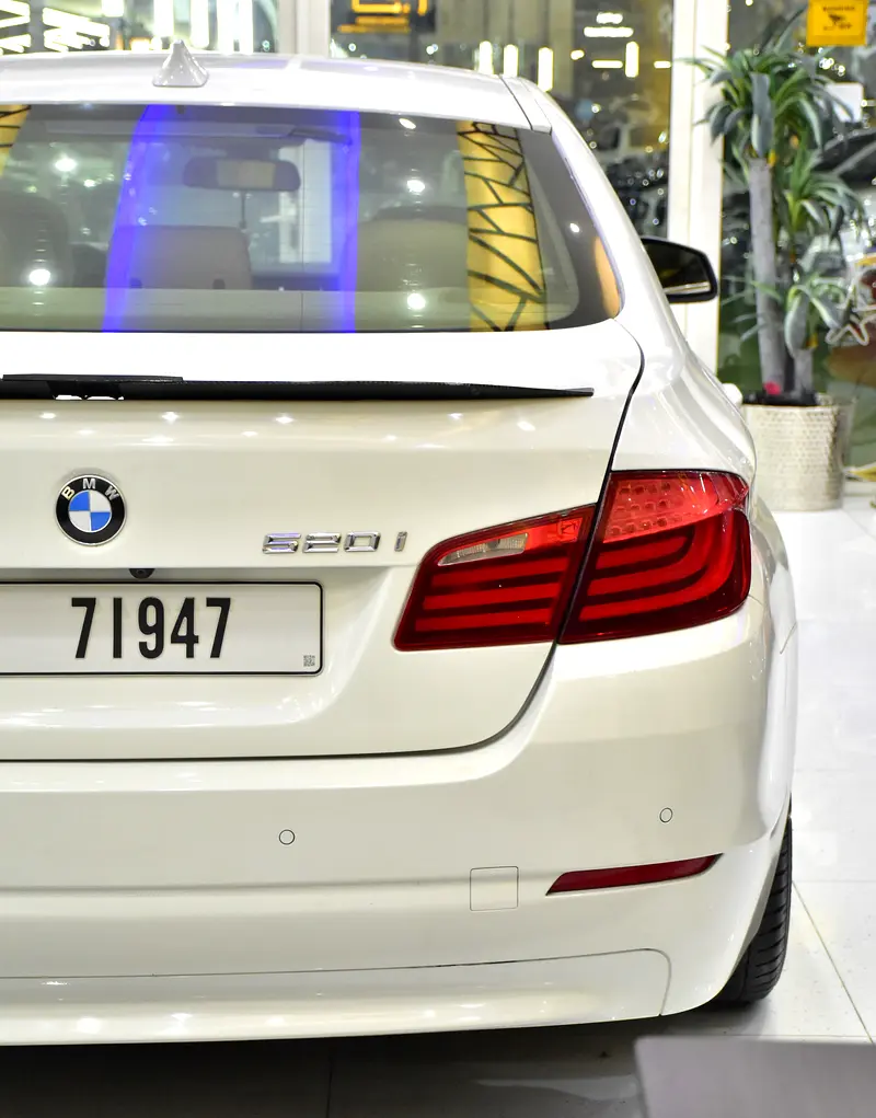 EXCELLENT DEAL for our BMW 520i ( 2012 Model ) in White Color GCC Specs - Image 9