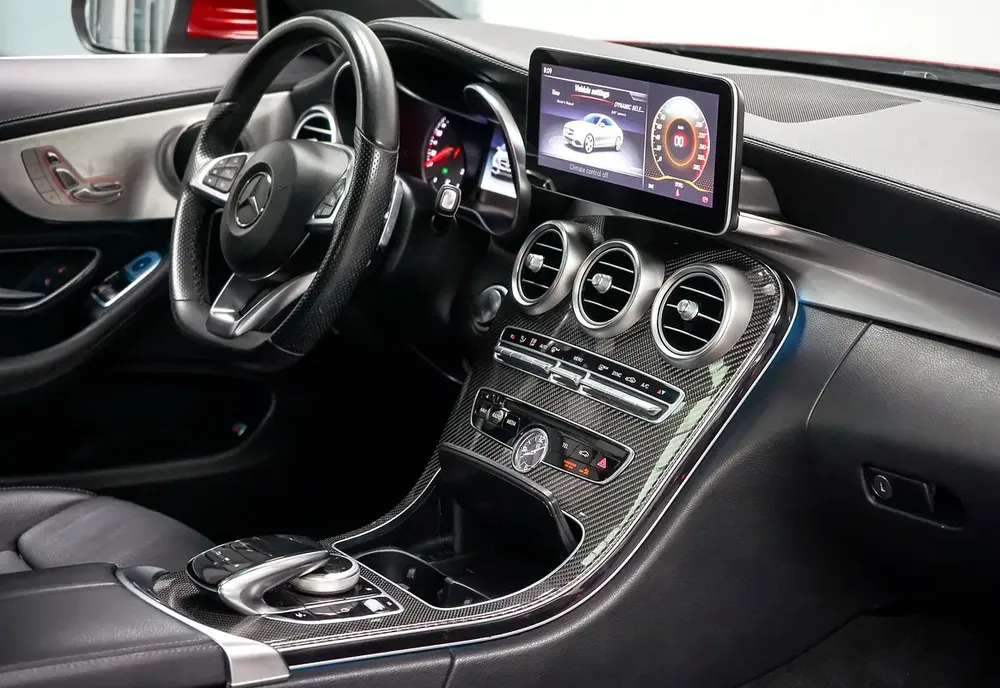 Aed 1,590/Month | Mercedes c200 AMG Coupe | GCC | Warranty - Image 15
