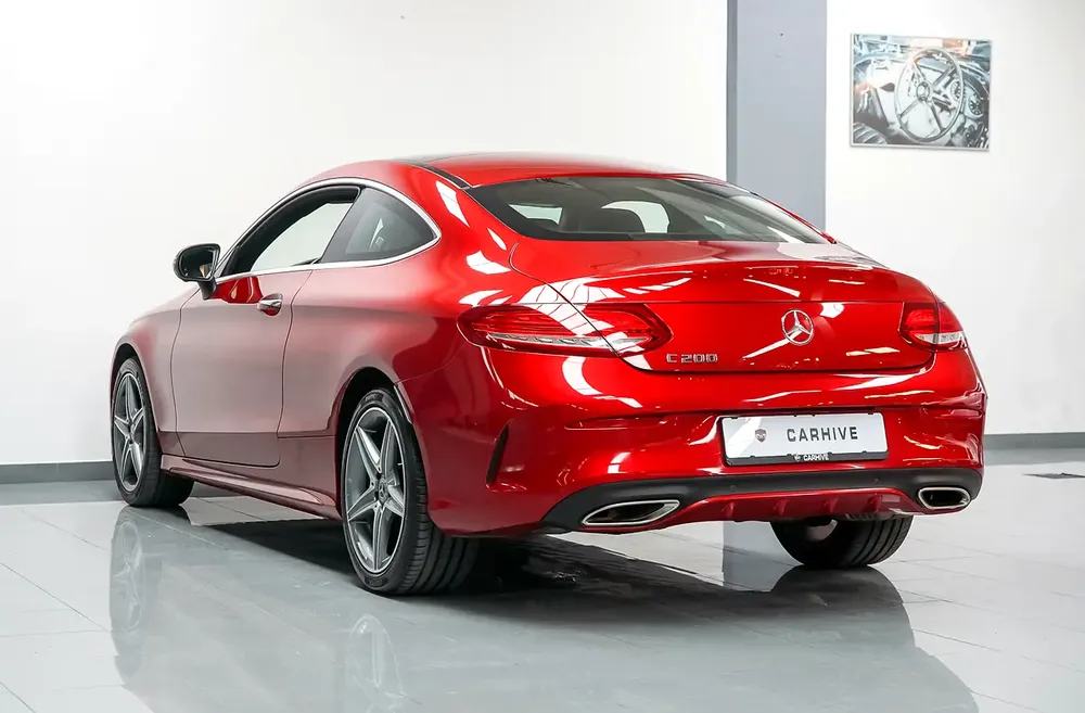 Aed 1,590/Month | Mercedes c200 AMG Coupe | GCC | Warranty - Image 7