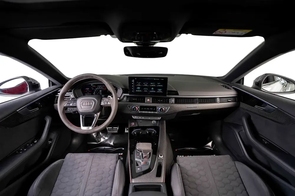Audi RS5-Carbon Fiber Sports Seats-Carbon Fiber Package-High Spec-Al Nabooda service contract - Image 10