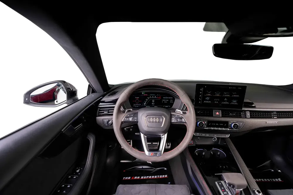 Audi RS5-Carbon Fiber Sports Seats-Carbon Fiber Package-High Spec-Al Nabooda service contract - Image 11