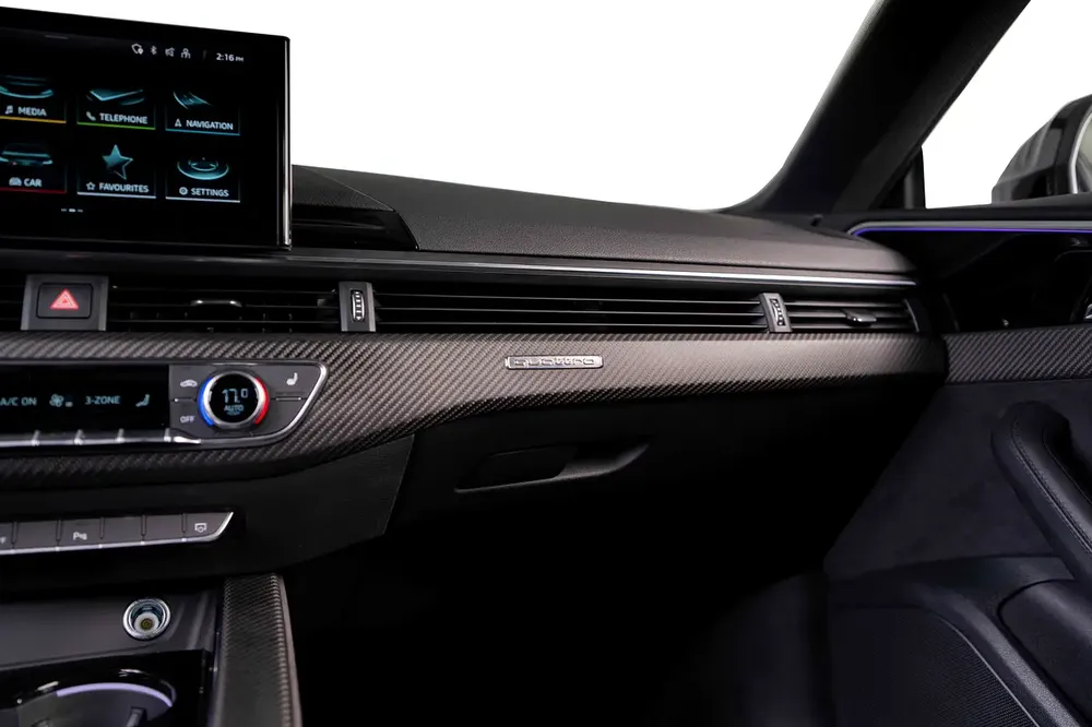 Audi RS5-Carbon Fiber Sports Seats-Carbon Fiber Package-High Spec-Al Nabooda service contract - Image 12