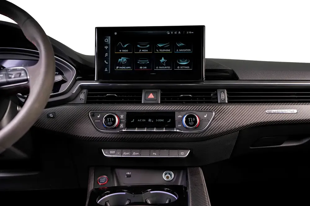Audi RS5-Carbon Fiber Sports Seats-Carbon Fiber Package-High Spec-Al Nabooda service contract - Image 14