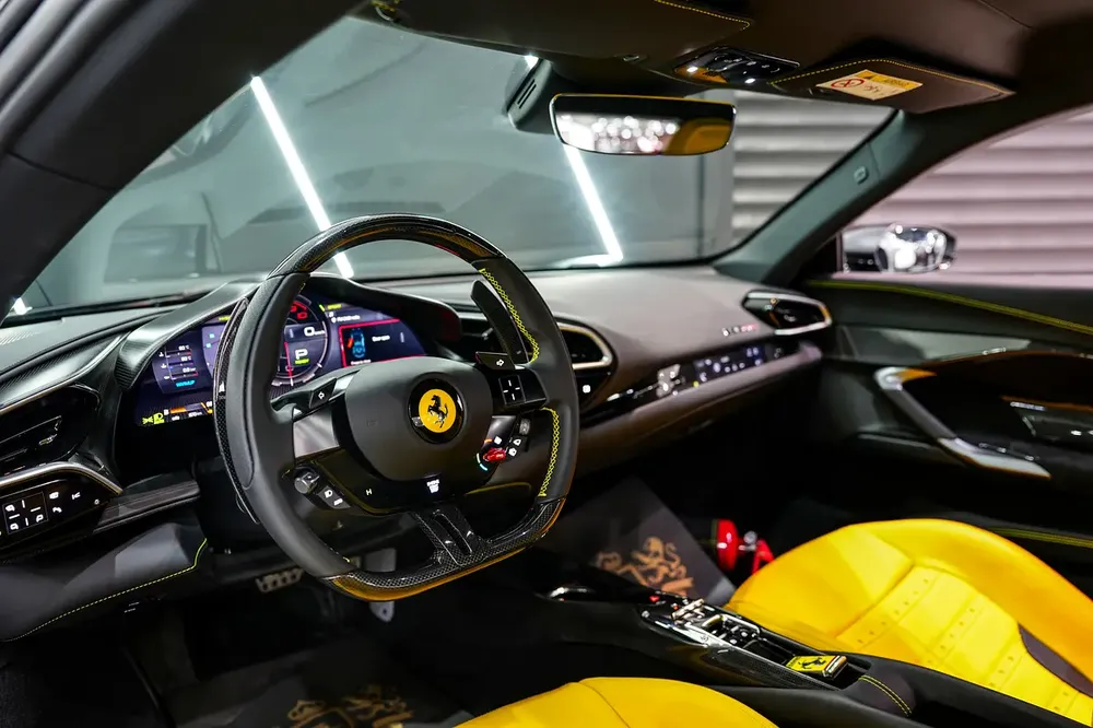 2023 Ferrari 296 GTB, Full Carbon Fiber Package, Daytona Seats, Carbon Wheels, Dealer Warr + Ser!! - Image 5