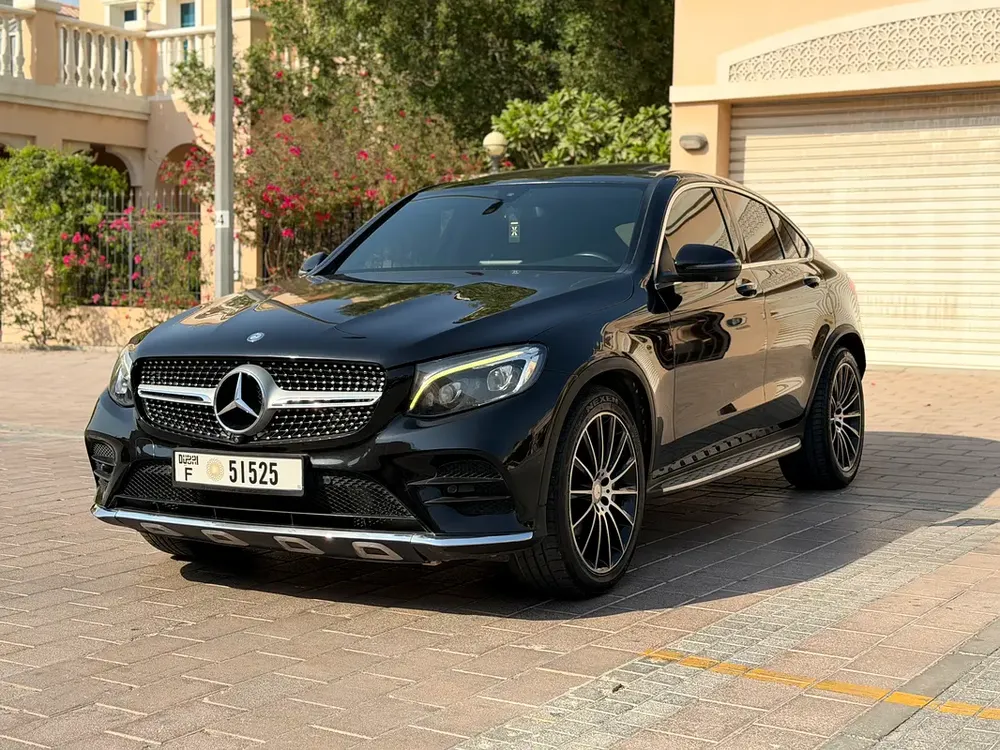 Mercedes-Benz GLC250 Coupe Black 2017 Full option Low Mileage Super Clean - Image 4