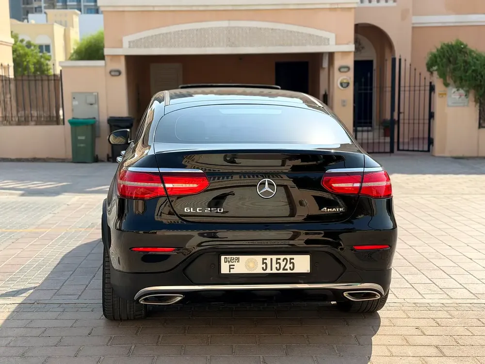 Mercedes-Benz GLC250 Coupe Black 2017 Full option Low Mileage Super Clean - Image 6