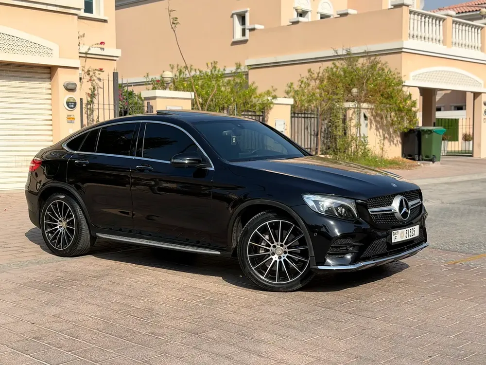 Mercedes-Benz GLC250 Coupe Black 2017 Full option Low Mileage Super Clean - Image 7