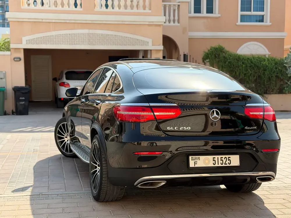 Mercedes-Benz GLC250 Coupe Black 2017 Full option Low Mileage Super Clean - Image 8
