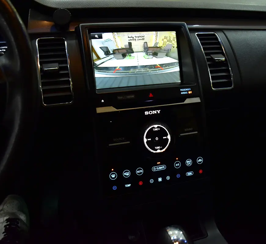 EXCELLENT DEAL for our Ford Flex Limited ( 2015 Model ) in Red Color GCC Specs - Image 14