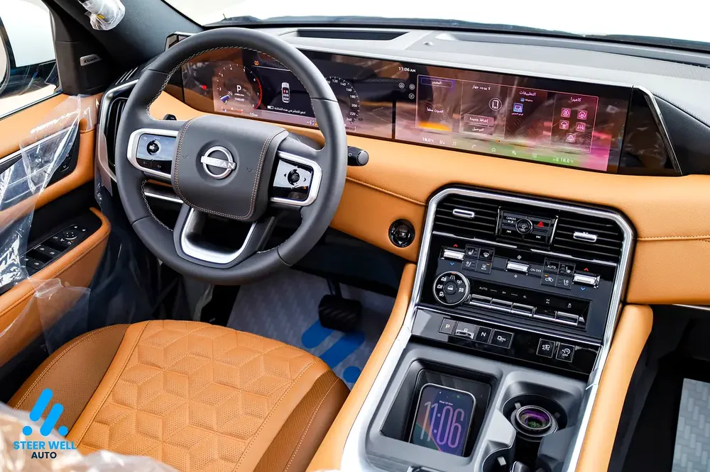 Nissan Patrol 2026 LE Platinum | GCC | 3.5L T-T V6 | AWD | 9AT | Tan Interior | Height Control - Image 14