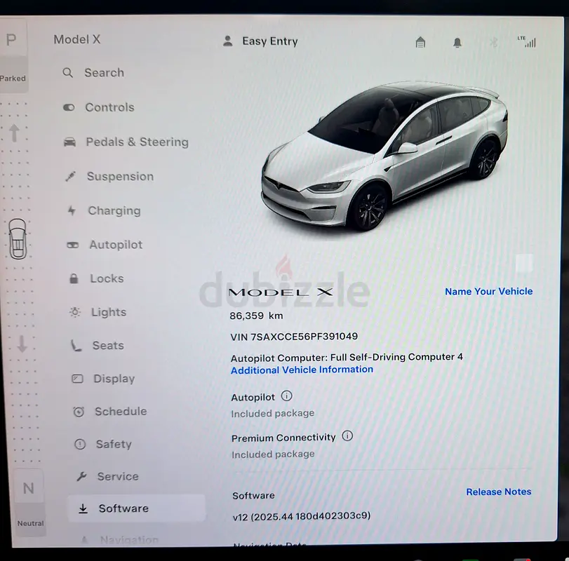 AED 3343/month | 2023 Tesla Model X Standard | GCC Specs | Ref#397990 - Image 16