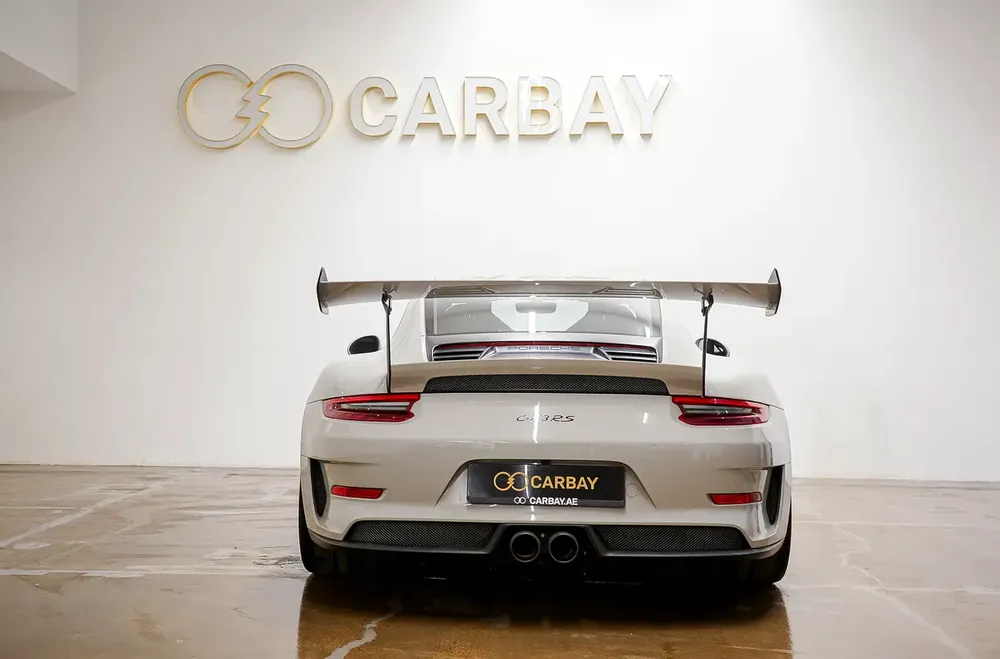 AED 10794 PM | PORSCHE GT3 RS 2019 | CRAYON WHITE | FULL HISTORY FROM AUTOHAUS | HIGH MODS | | GCC - Image 6