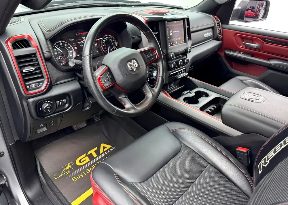 2021 Dodge RAM 1500 Rebel, 2028 Dodge Warranty, Full Dodge Service History, Fully Loaded, GCC - Image 10
