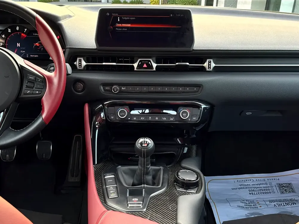 AED 3,500 P.M | 0% DOWN PAYMENT | TOYOTA SUPRA GR | 3.0L | 2024 | AGENCY WARRANTY & SERVICE CONT - Image 15