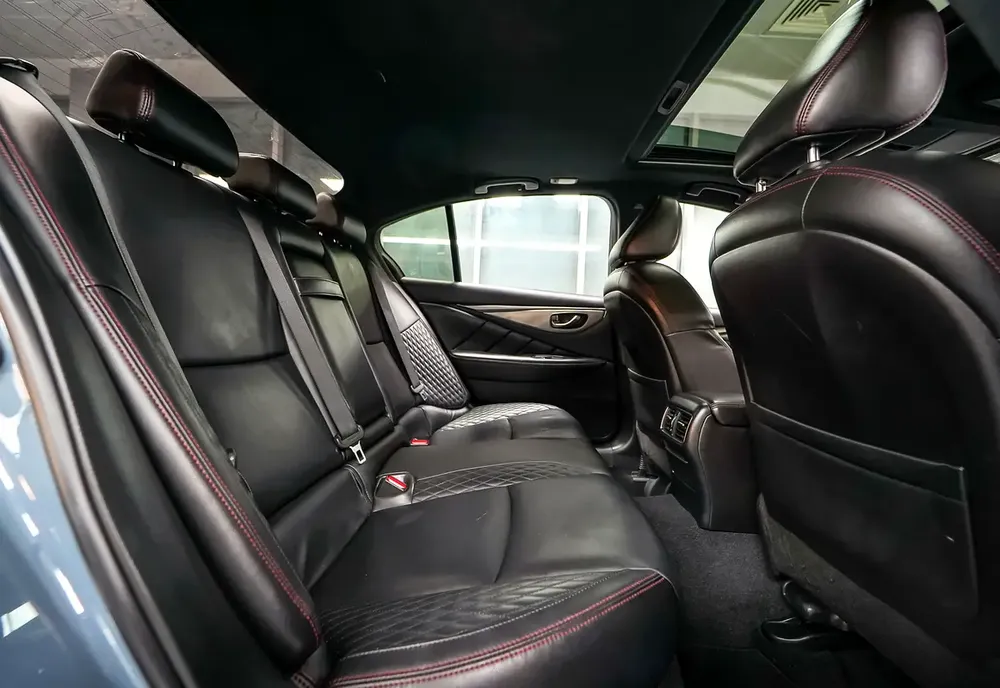 Aed 2,249/Month | Rare Machine | Infinity Q50 Red Sport 400hp | GCC | Original Paint | Warranty - Image 14