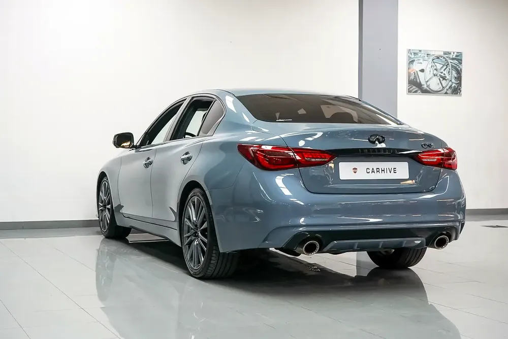 Aed 2,249/Month | Rare Machine | Infinity Q50 Red Sport 400hp | GCC | Original Paint | Warranty - Image 7
