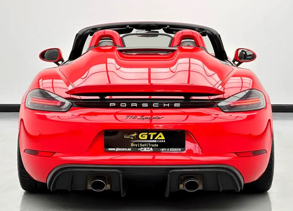 2020 Porsche 718 Spyder, 3 Years Porsche Warranty, Porsche Full Service History, GCC - Image 6