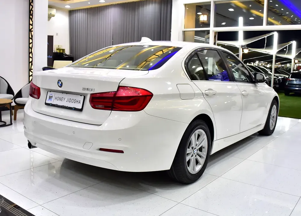 SERVICE HISTORY STICKER & DATA AVAILABLE! BMW 318i ( 2016 Model ) in White Color GCC Specs - Image 6