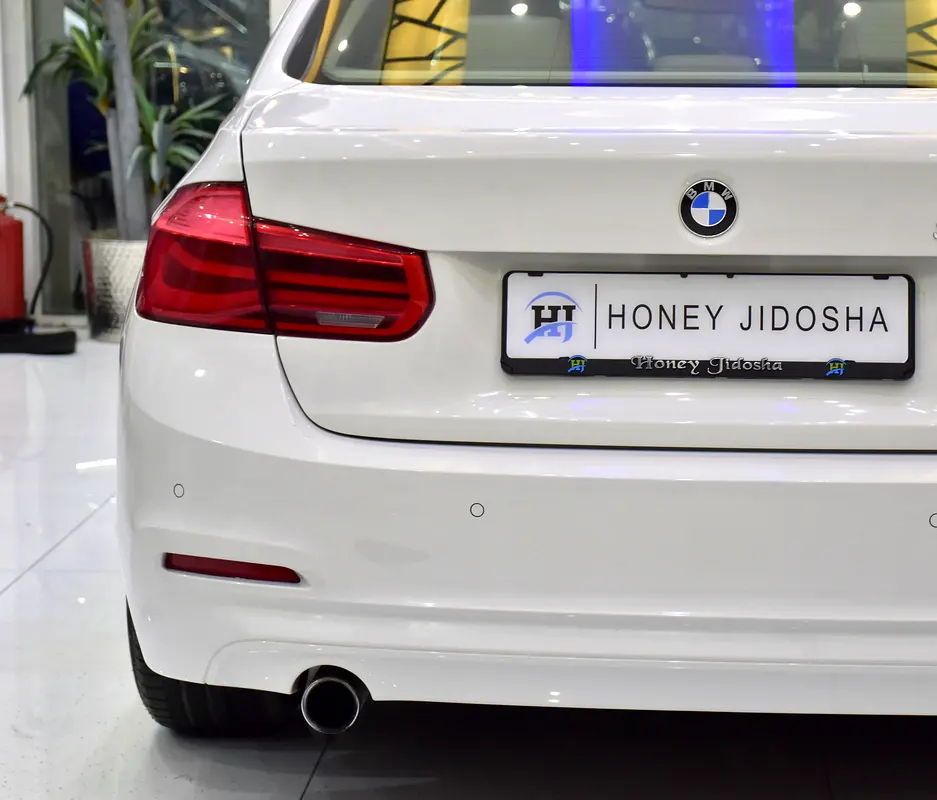 SERVICE HISTORY STICKER & DATA AVAILABLE! BMW 318i ( 2016 Model ) in White Color GCC Specs - Image 8