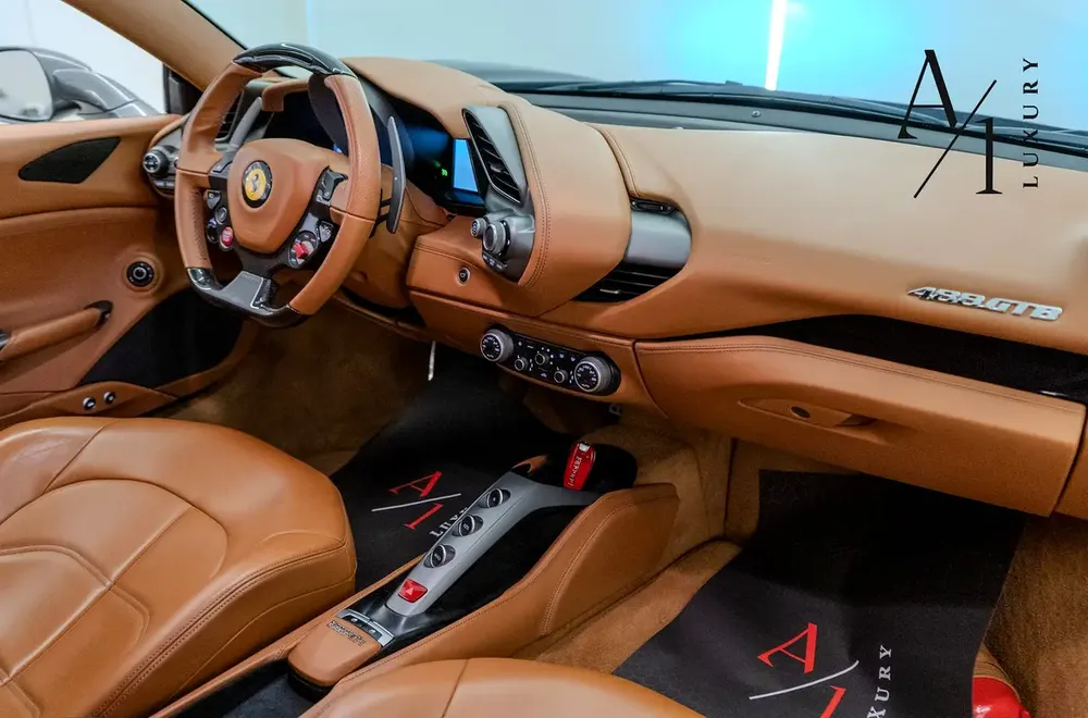 2016 Ferrari 488 GTB, Full Service History, Fully Loaded, GCC Specs - Image 5