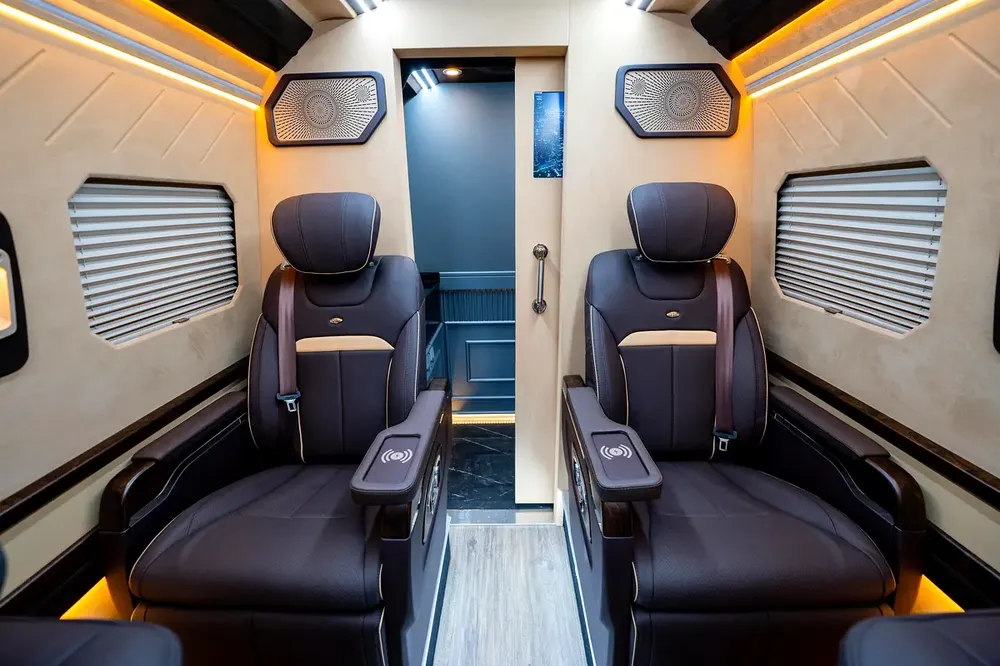 2024 VVIP MERCEDES SPRINTER with Bathroom, Additional AC and Air Suspension- 2 Years Warranty VLINE - Image 11
