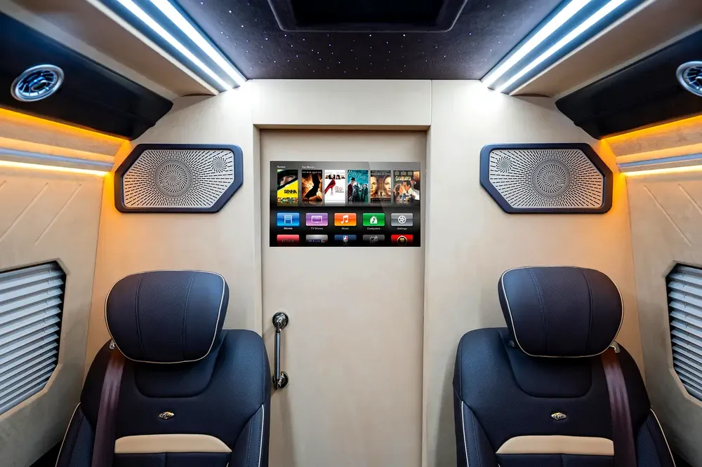 2024 VVIP MERCEDES SPRINTER with Bathroom, Additional AC and Air Suspension- 2 Years Warranty VLINE - Image 12