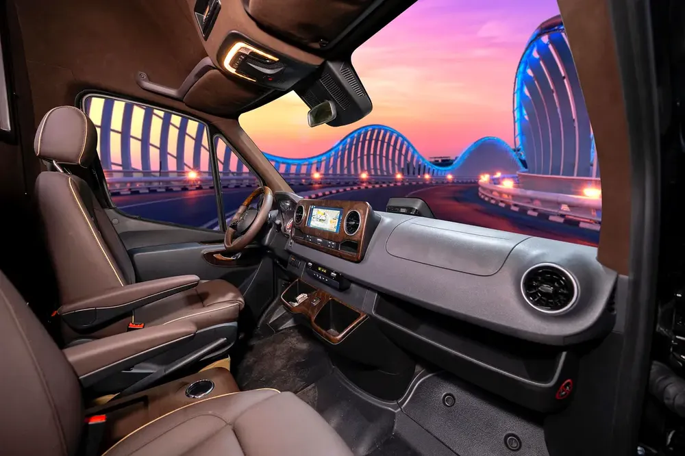 2024 VVIP MERCEDES SPRINTER with Bathroom, Additional AC and Air Suspension- 2 Years Warranty VLINE - Image 19