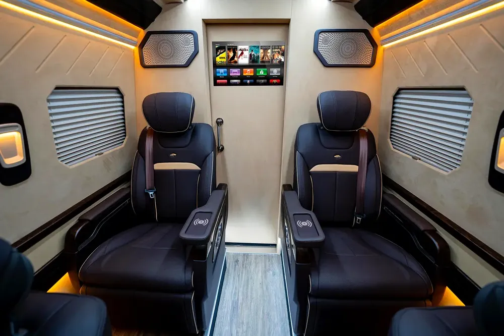 2024 VVIP MERCEDES SPRINTER with Bathroom, Additional AC and Air Suspension- 2 Years Warranty VLINE - Image 7