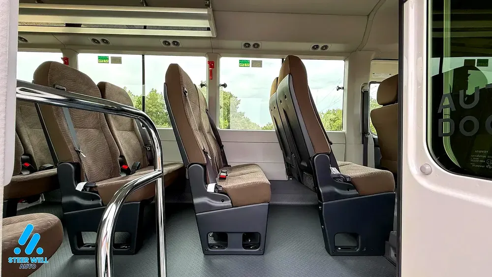 2025 Toyota Coaster 23-Seater Bus 4.0L Diesel RWD GCC Specs Full Option White - Image 17