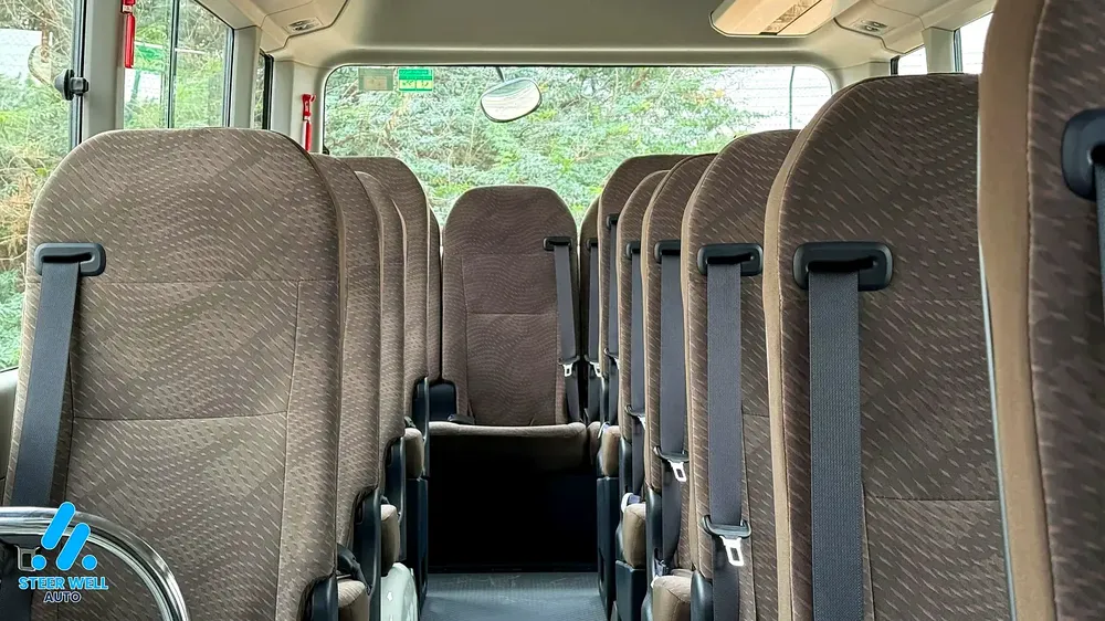 2025 Toyota Coaster 23-Seater Bus 4.0L Diesel RWD GCC Specs Full Option White - Image 18