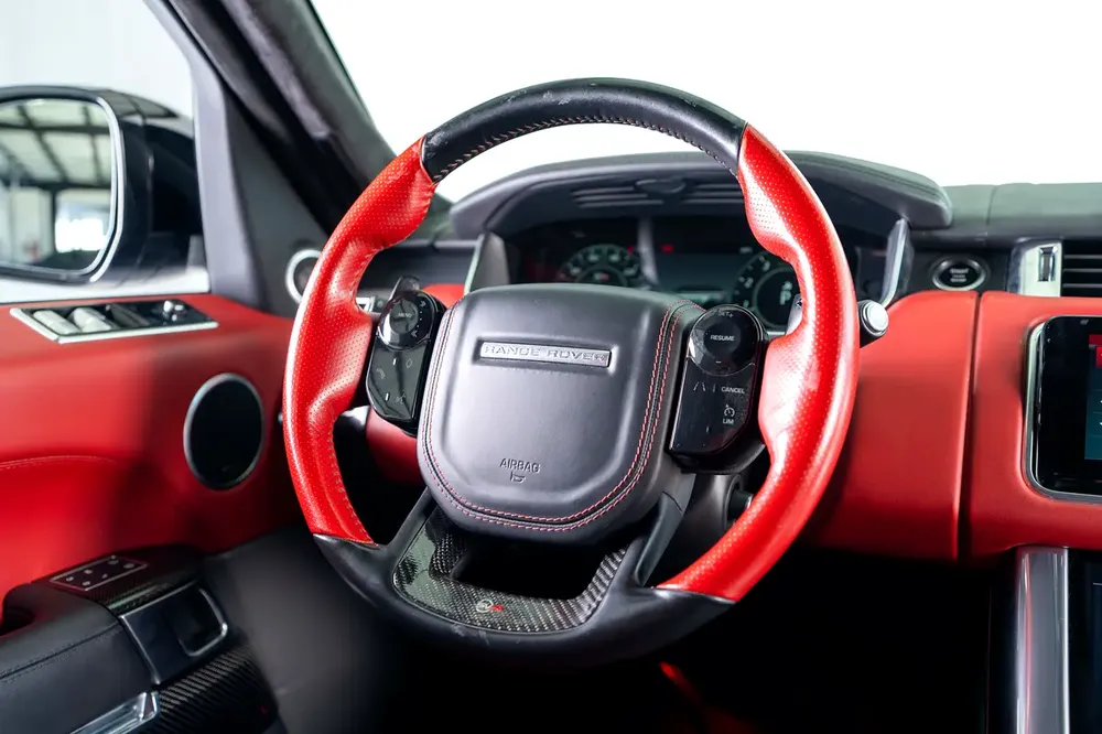 Range Rover Sport SVR Ultimate Edition-Bespoke Color-Black/Red Interior-Black Pack-Exclusive SUV - Image 17