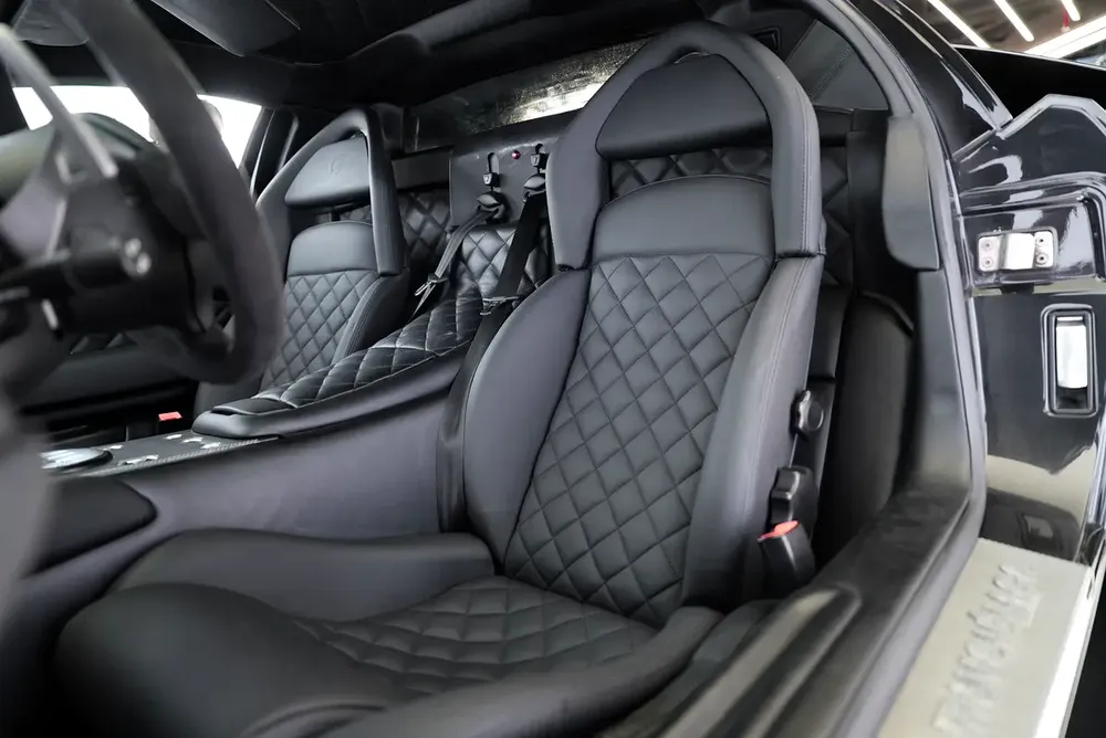 MURCIELAGO LP640 | DIAMOND STITCHED INTERIOR | BLACK/BLACK - Image 8