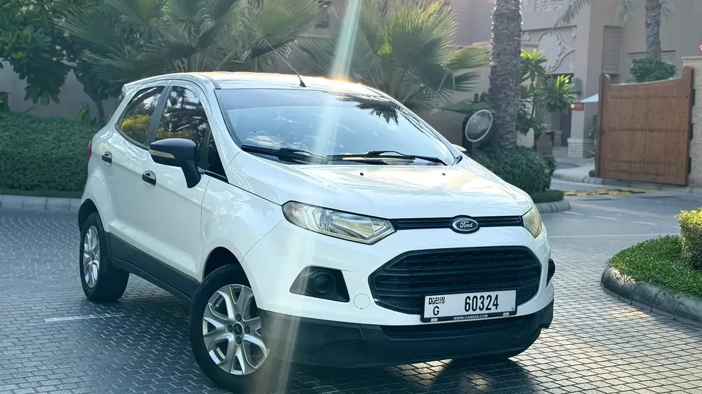 Ford Ecosport White 2015 Lady Driven Low Mileage 2015 In Excellent Condition - Image 4
