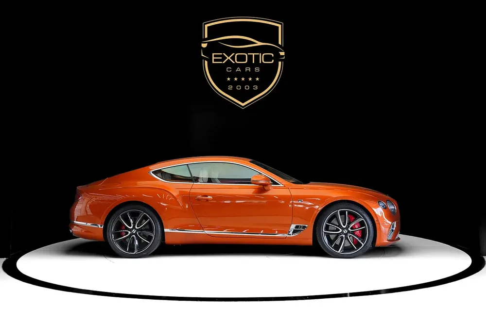 GT FIRST EDITION W12 | TWO TONE INTERIOR | ORANGE EXTERIOR | GCC - Image 4