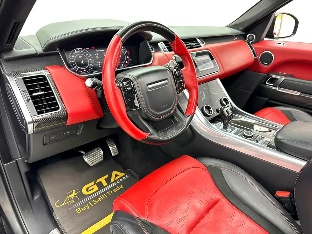 2019 Range Rover Sport SVR Carbon Edition, 1 Year Warranty Unlimited Km, Full Service History, GCC - Image 9