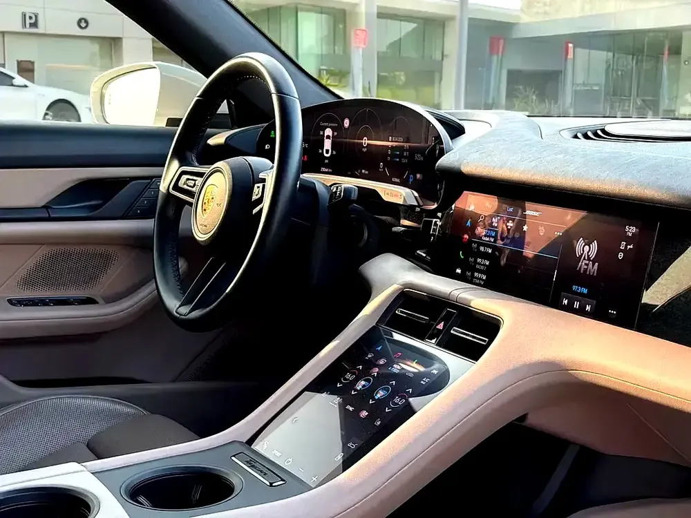 AED 3,030 P.M | 0% DOWN PAYMENT | PORSCHE TAYCAN | EV | 2022 - Image 12