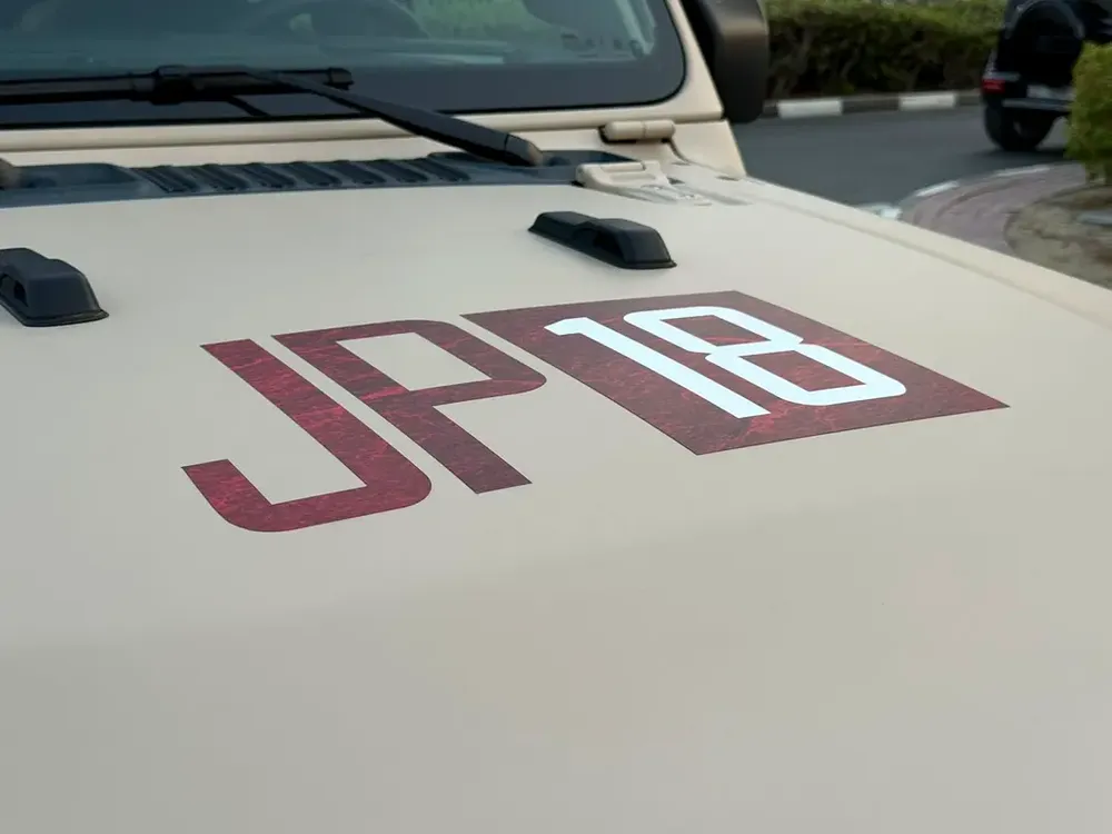 Jeep Wrangler SAHARA UAE NATIONAL DAY 2024 - Image 11