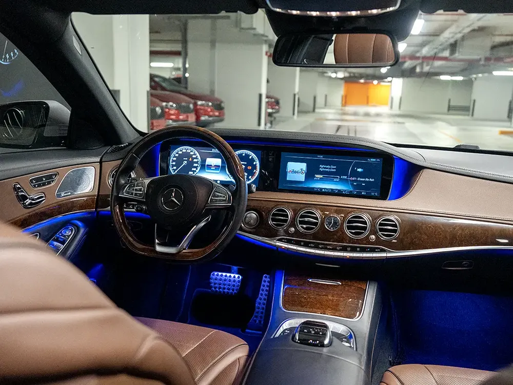 Mercedes S500, GCC specifications, car in excellent condition, No paint and No accidents - Image 16