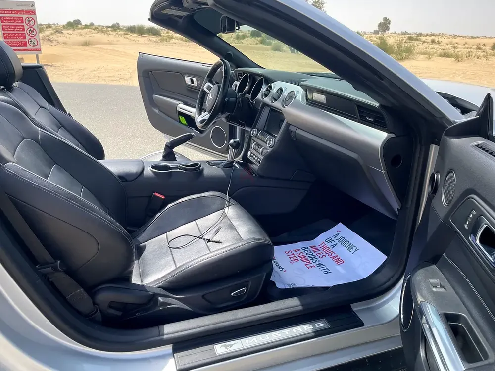 2019 Ford Mustang Ecoboost Premium | convertible in  perfect Condition - Image 9
