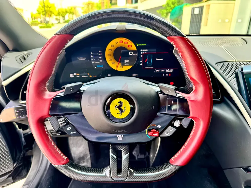 EXCEPTIONAL Ferrari Roma 2024 | 10,000 KM | Nero DS / Bordeaux | WARRANTY 2028 | DEALER SERVICE 2030 - Image 10